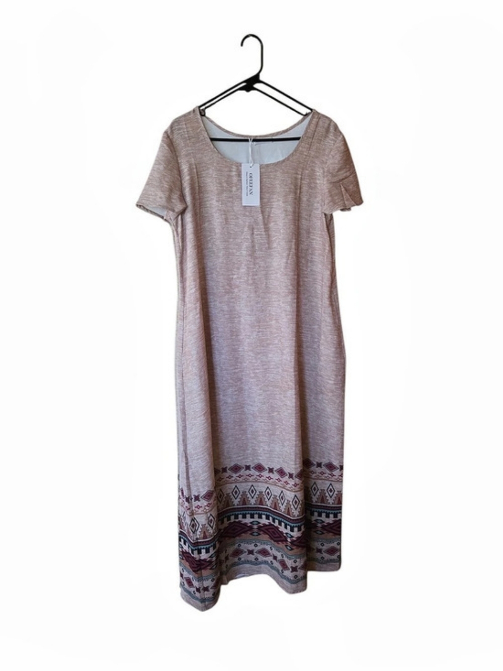 OFEEFAN Geometric Maxi Dress Size Medium NWT